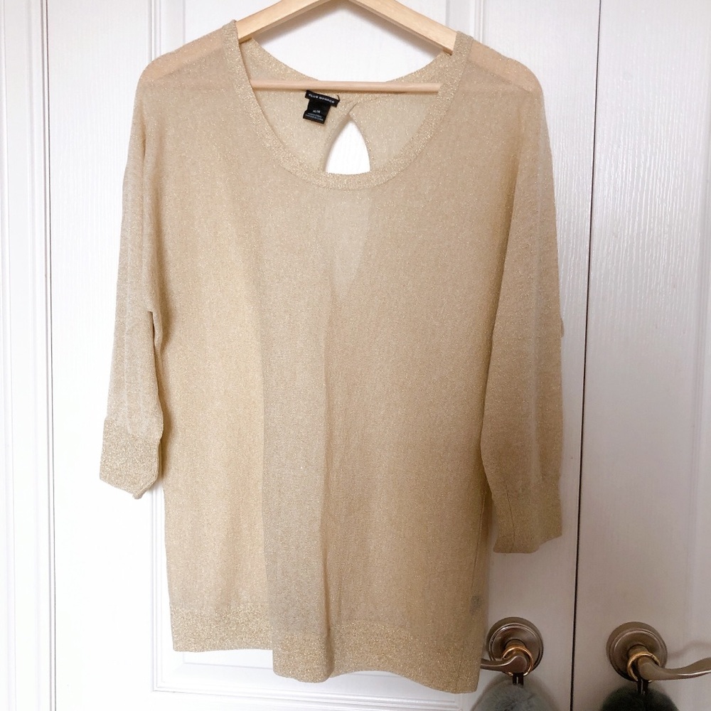 Club Monaco sheer knit